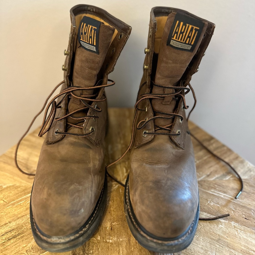 Ariat Mens Workhog 8” Composite Toe Work Boots Si… - image 2